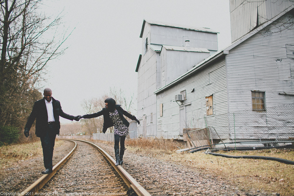 Unionville Winter Engagement Pictures