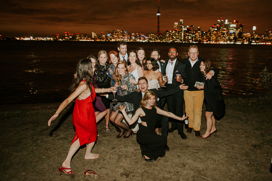AIA Clubhouse Toronto Ward Island Wedding Picture by Avangard Photography