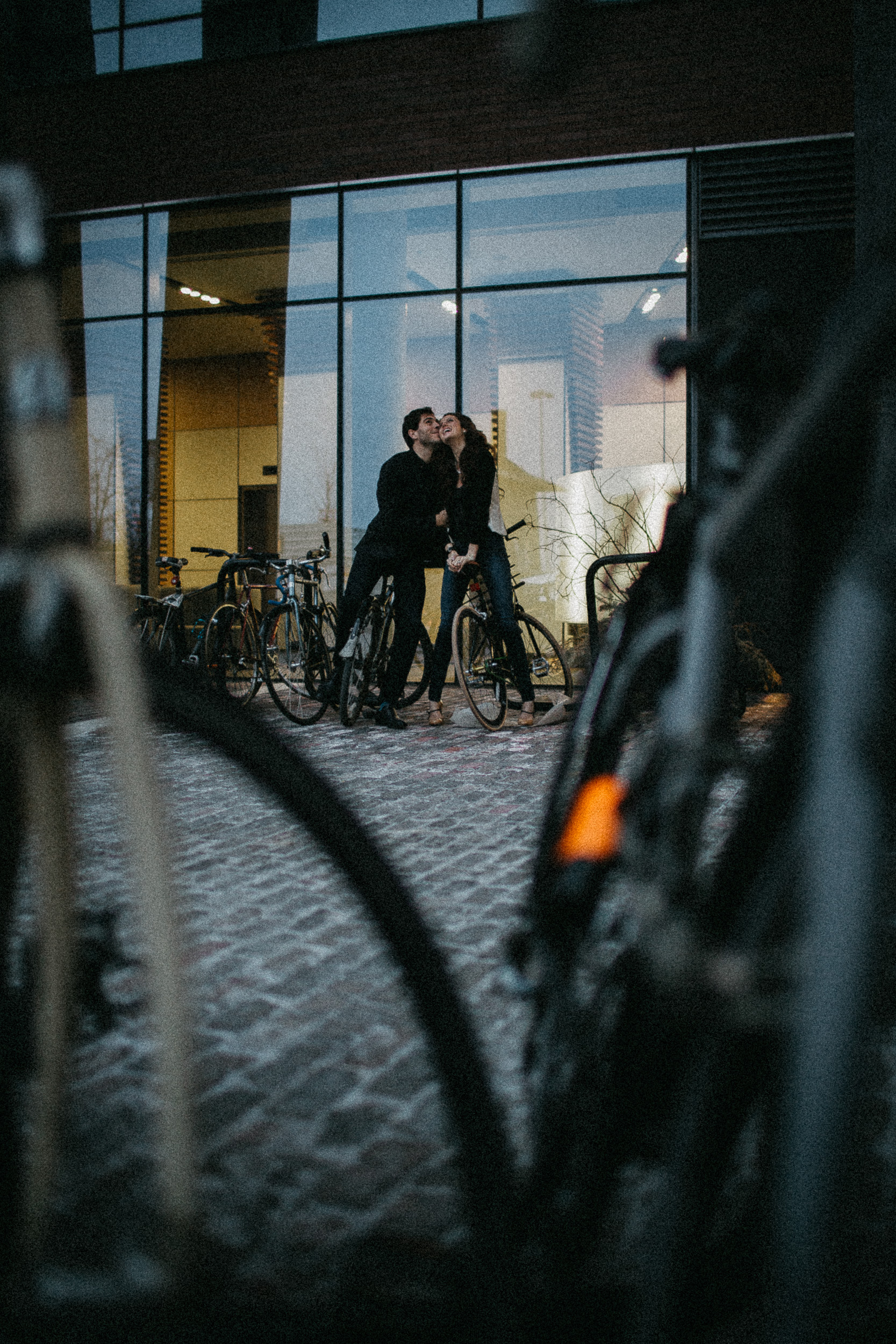 A Nighttime Engagement Shoot in Toronto’s Distillery District