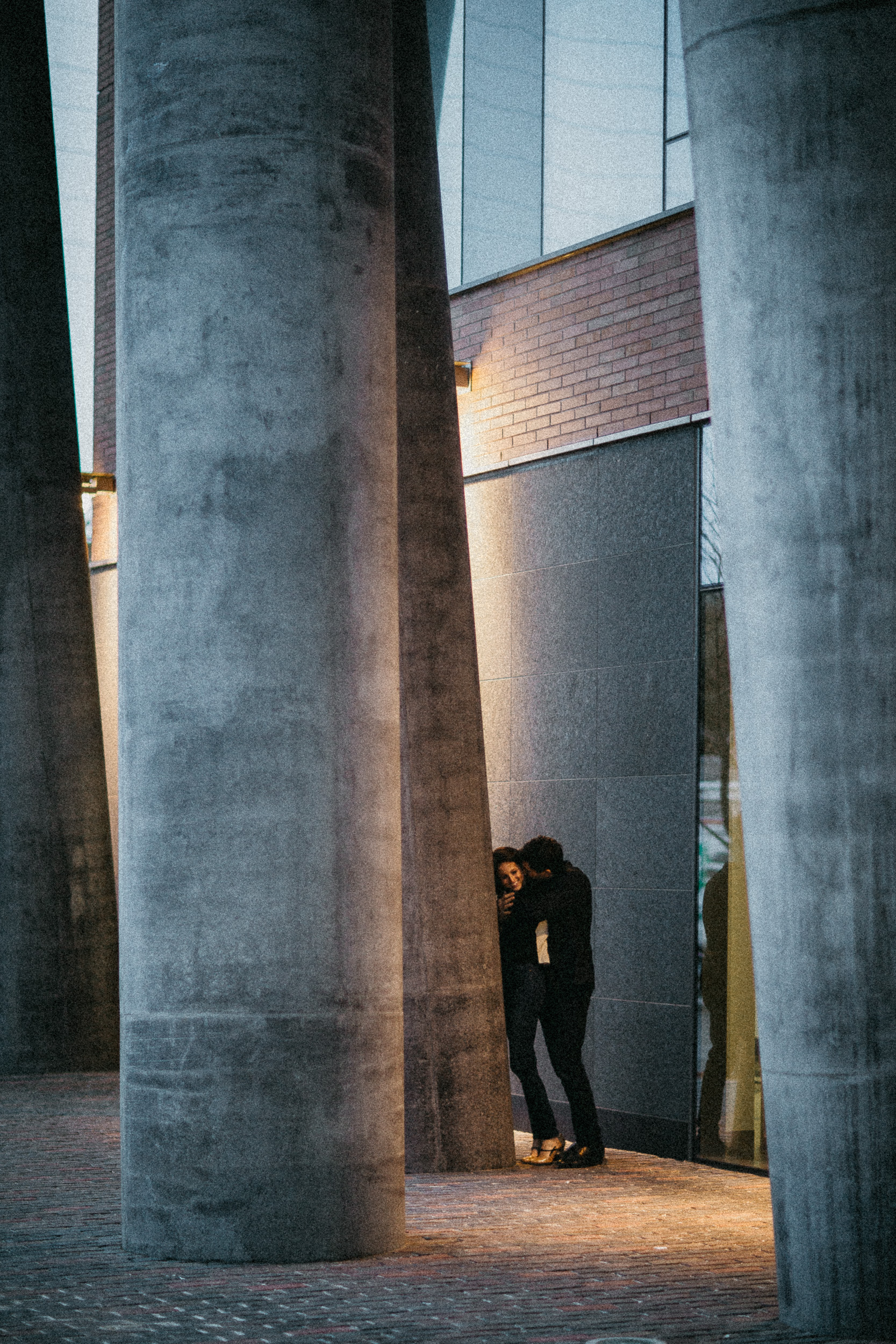 A Nighttime Engagement Shoot in Toronto’s Distillery District