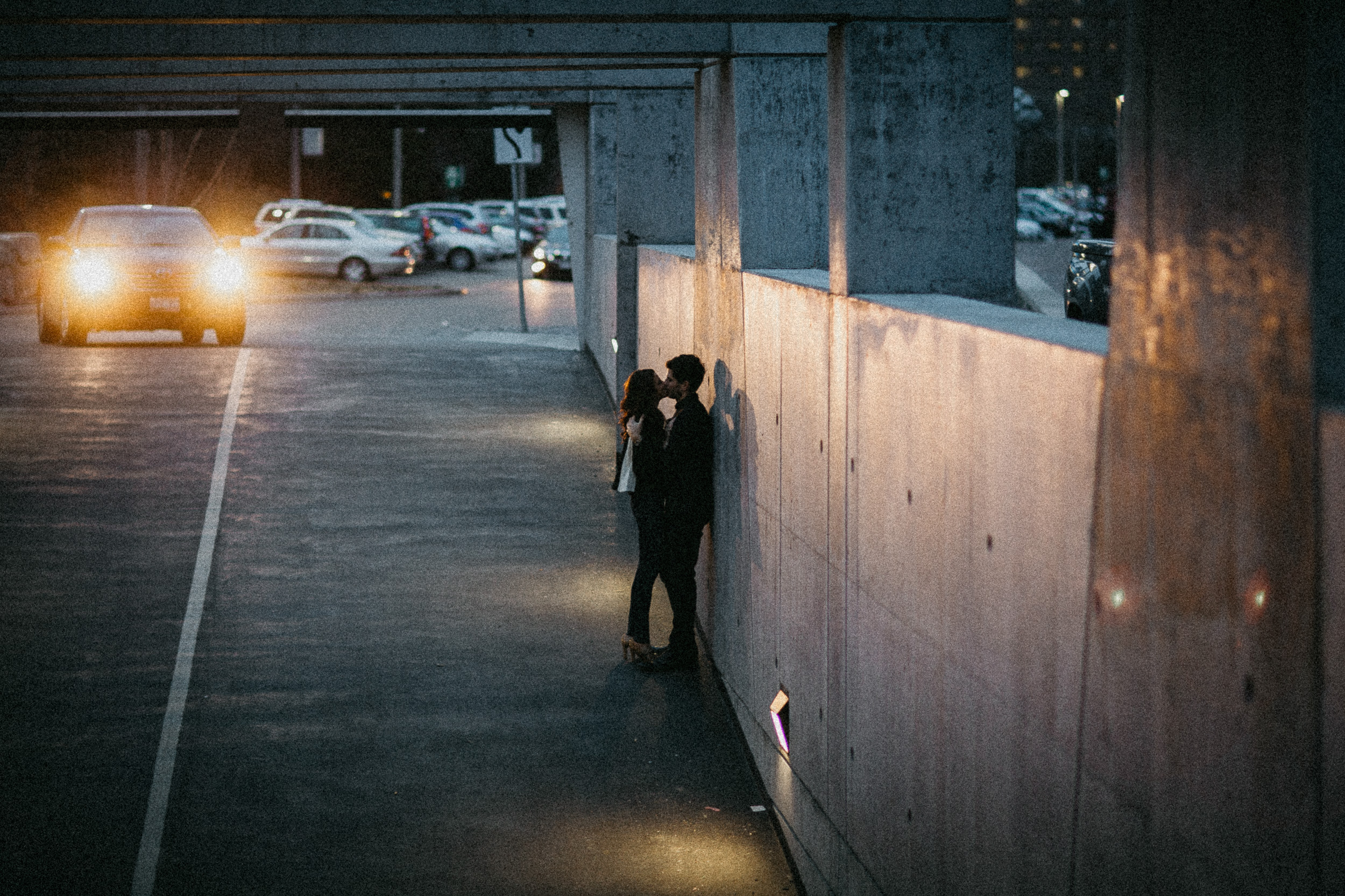 A Nighttime Engagement Shoot in Toronto’s Distillery District