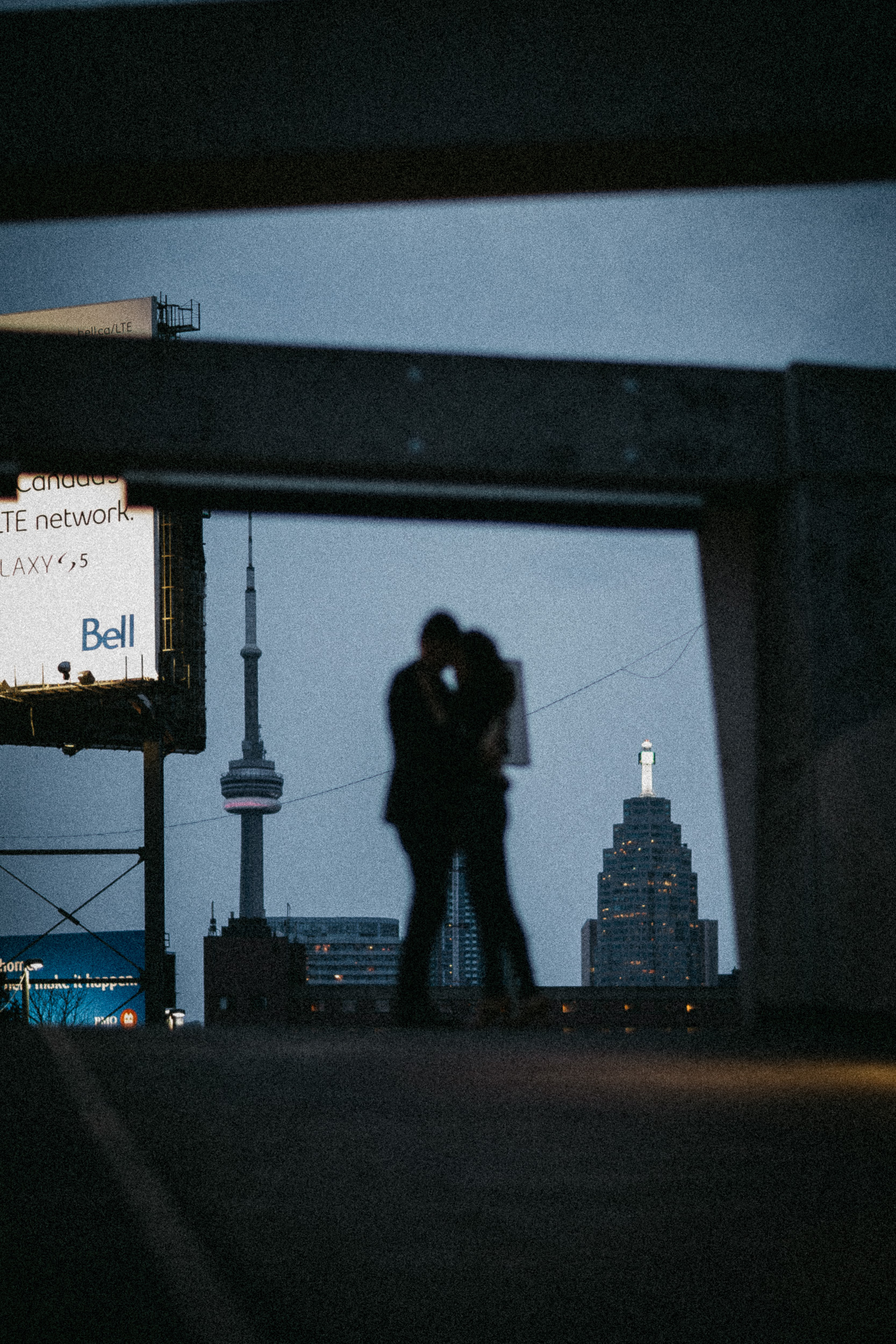 A Nighttime Engagement Shoot in Toronto’s Distillery District